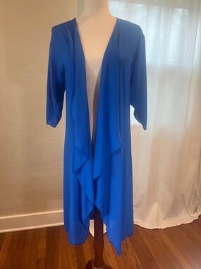 LuLaRoe Royal Blue Women's Swim Coverup Kimono size S